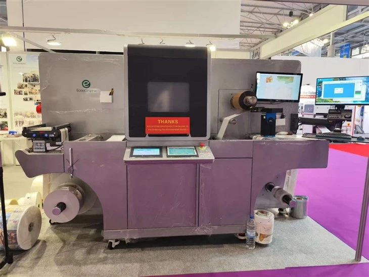 Digital Varnishing And Cold Foiling Label Finishing Equipment EcooSpark suppliers